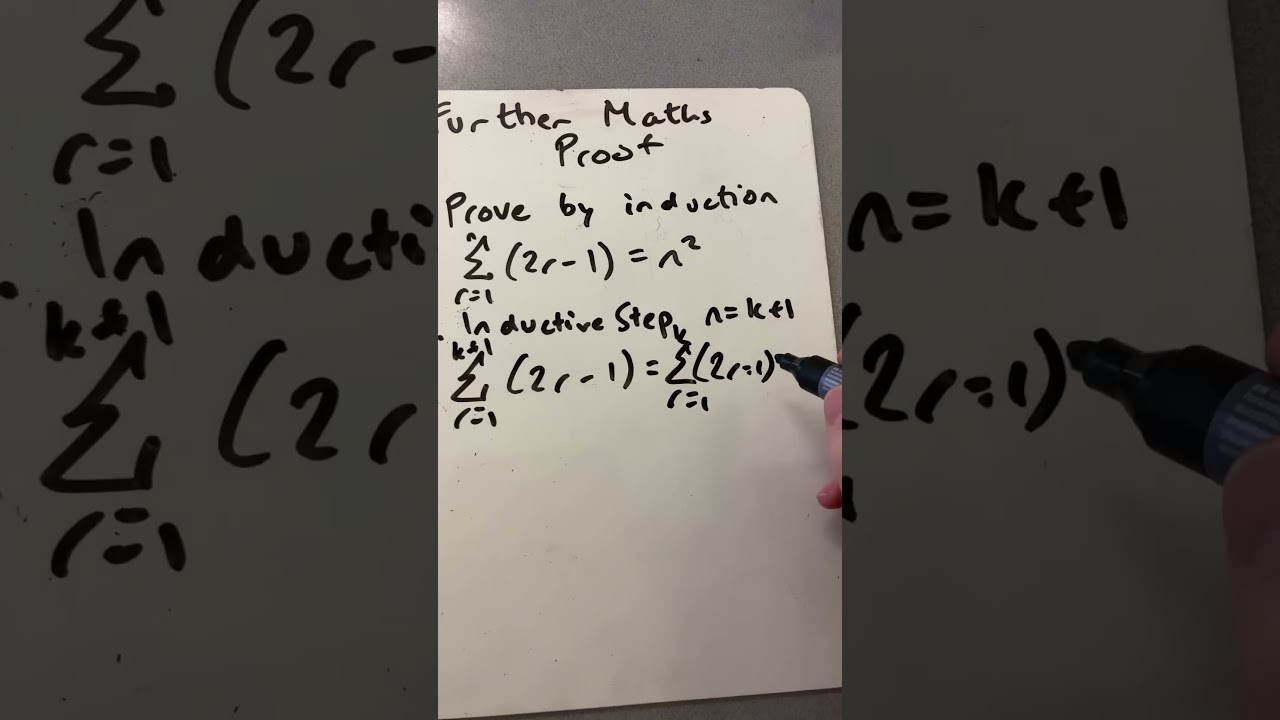 Further Maths Proof II: prove by induction #maths #furthermaths