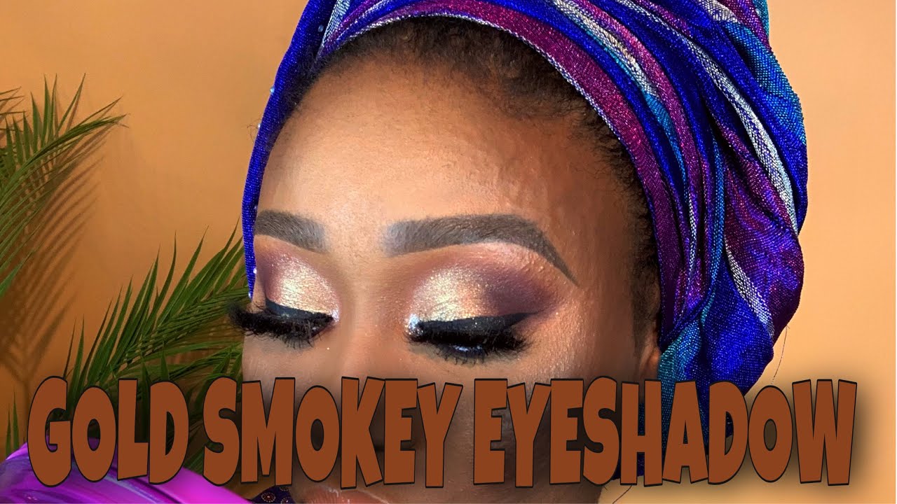 HOW TO: DETAILED BRONZY GOLD SMOKEY EYESHADOW REVIEWING JACKIE AINA PALLETE x ABH | GARBIE'SIGNATURE