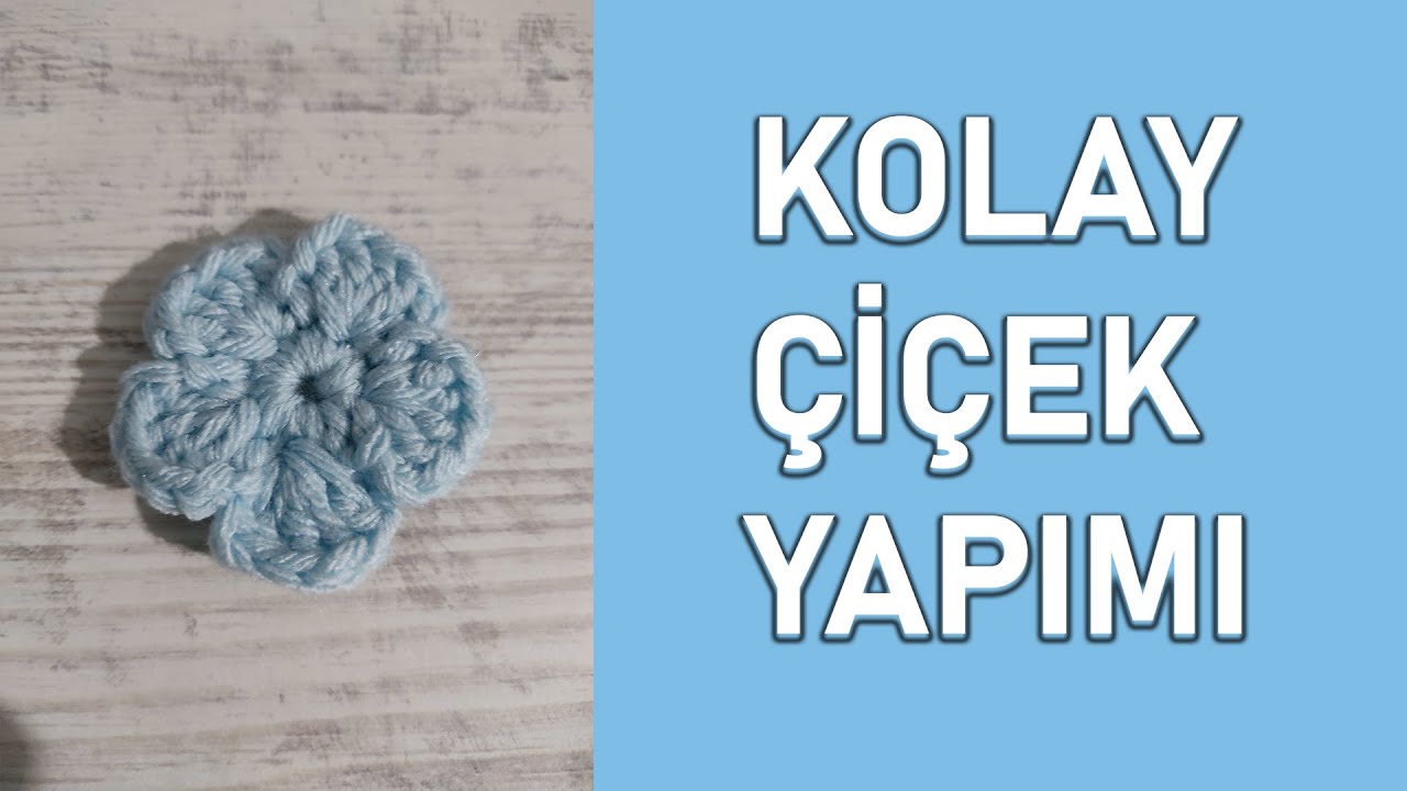 En Kolay Şekilde Tığ İşi Çiçek Nasıl Yapılır?