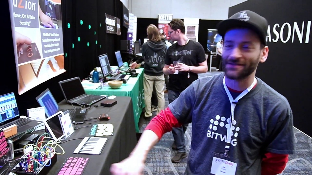 Sensel Morph Controller, Visualizer, and Buchla Overlay at Synthplex 2019