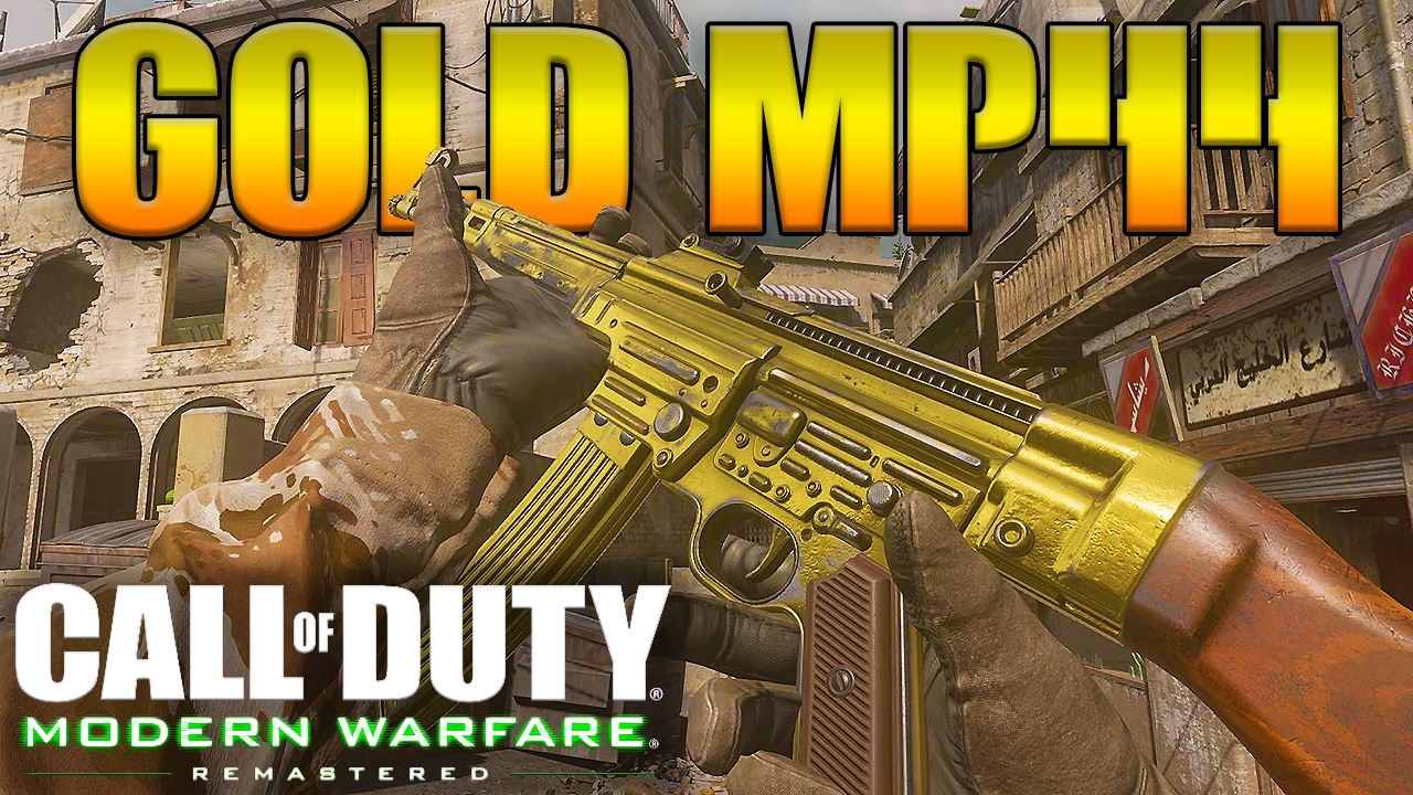 MP44 GOLD CAMO UNLOCKED! (MWR GAMEPLAY)