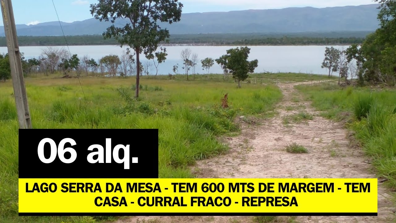 [ LAGO SERRA DA MESA ] 06 ALQUER&Atilde;O POR R$ 1 MILH&Atilde;O - BEM LOCALIZADA E TEM 600 MTS DE MARGEM