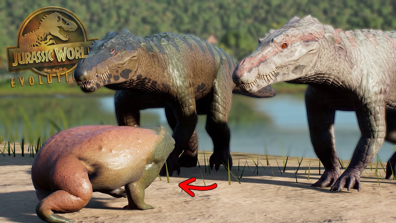 NUEVOS COCODRILOS DINOSAURIOS NUNDASUCHUS Y MAS DINOSAURIOS DE ÁFRICA! Jurassic World Evolution 2