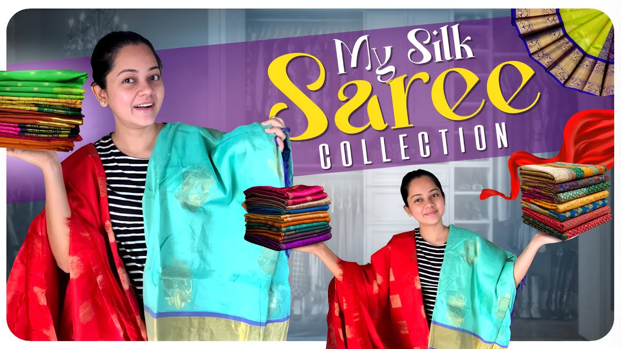 My Silk Saree Collection | Anithasampath vlogs