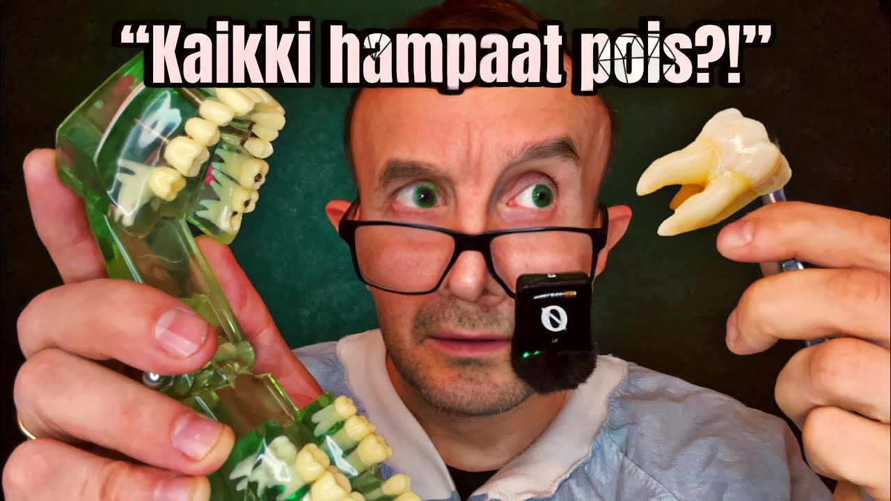 ASMR Hammaslääkäri Roleplay – Kaksi persoonaa, yksi potilas 😬🦷🆘 #asmrsuomi #asmr