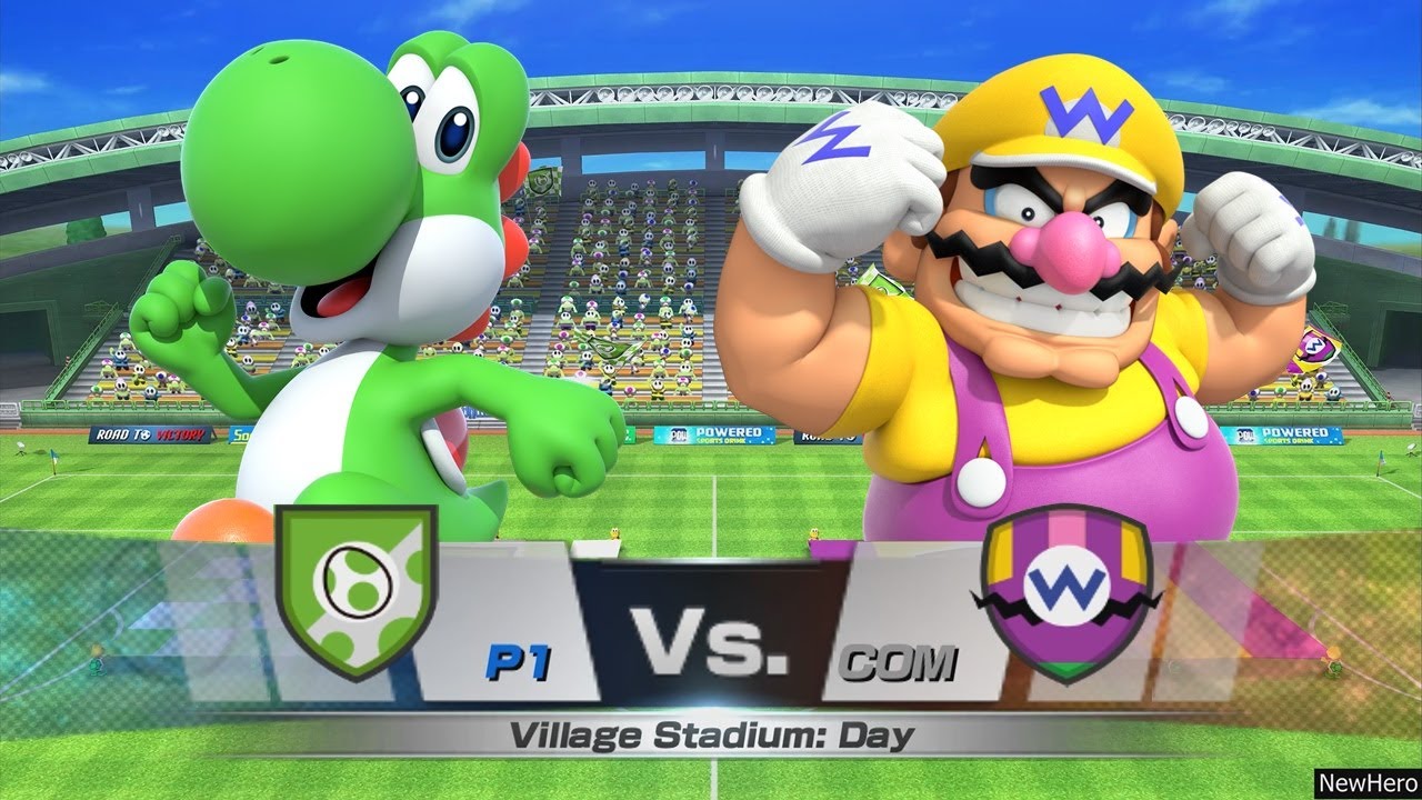 Mario Sports Superstars - Yoshi/Mario Vs. Wario/Donkey Kong