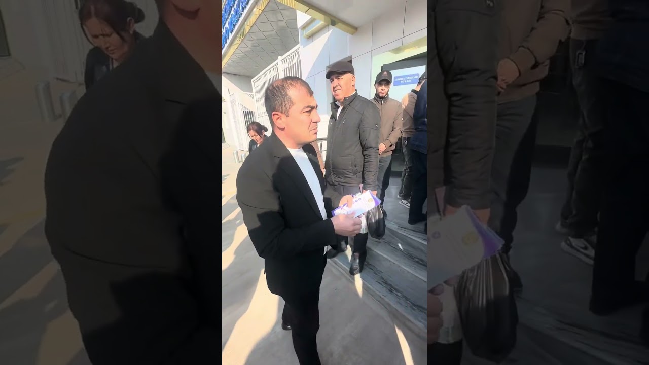 O’zbekiston va Turkmaniston  chegarasidagi bozor xaqida video