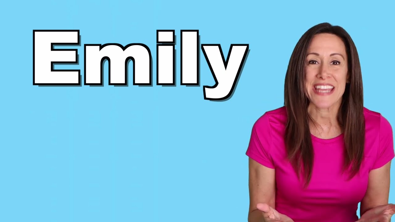Emily Sing and spell names with Patty Shukla for Toddlers and Babies | What is Your Name?