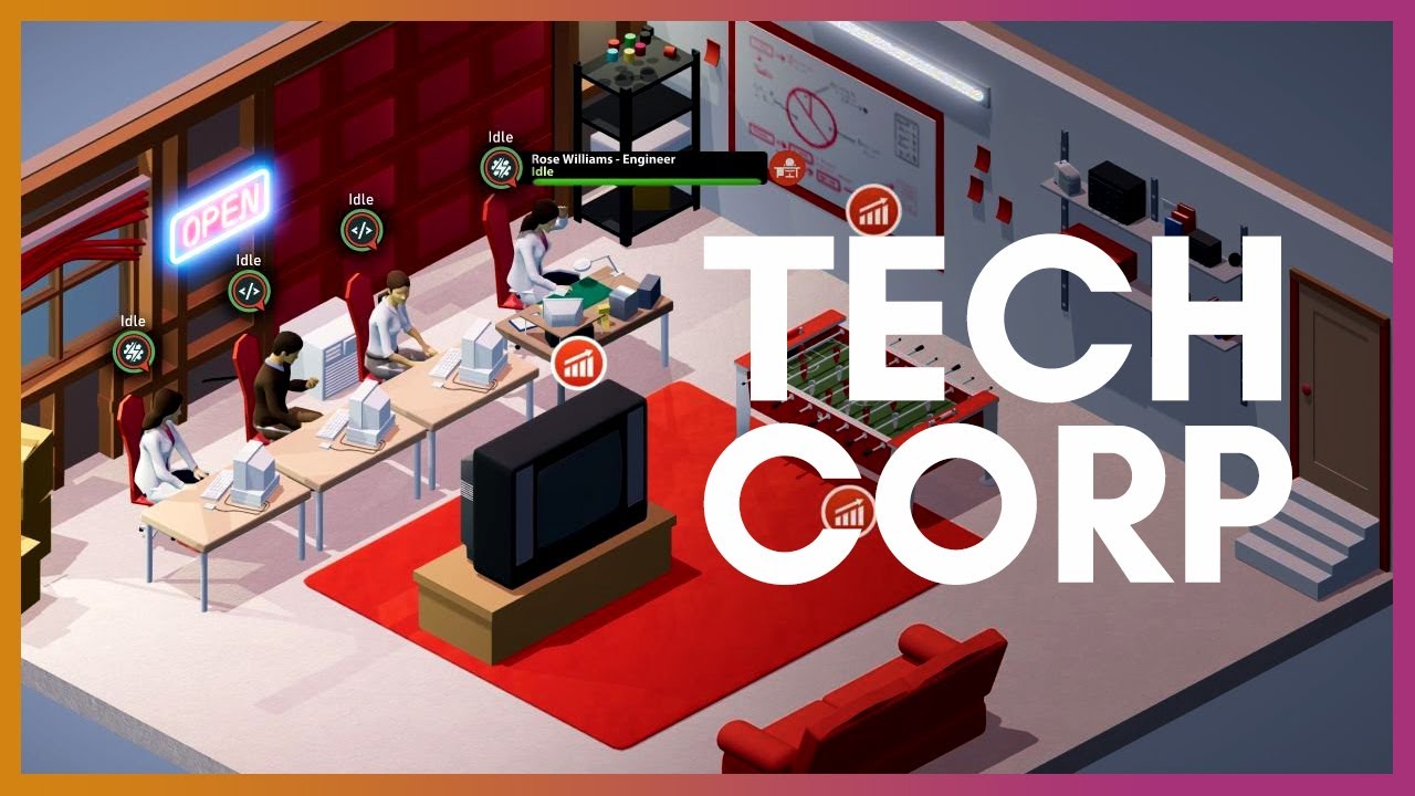 💾 Tech Corp Gameplay | Let's Play Tech Corp Ep. 01