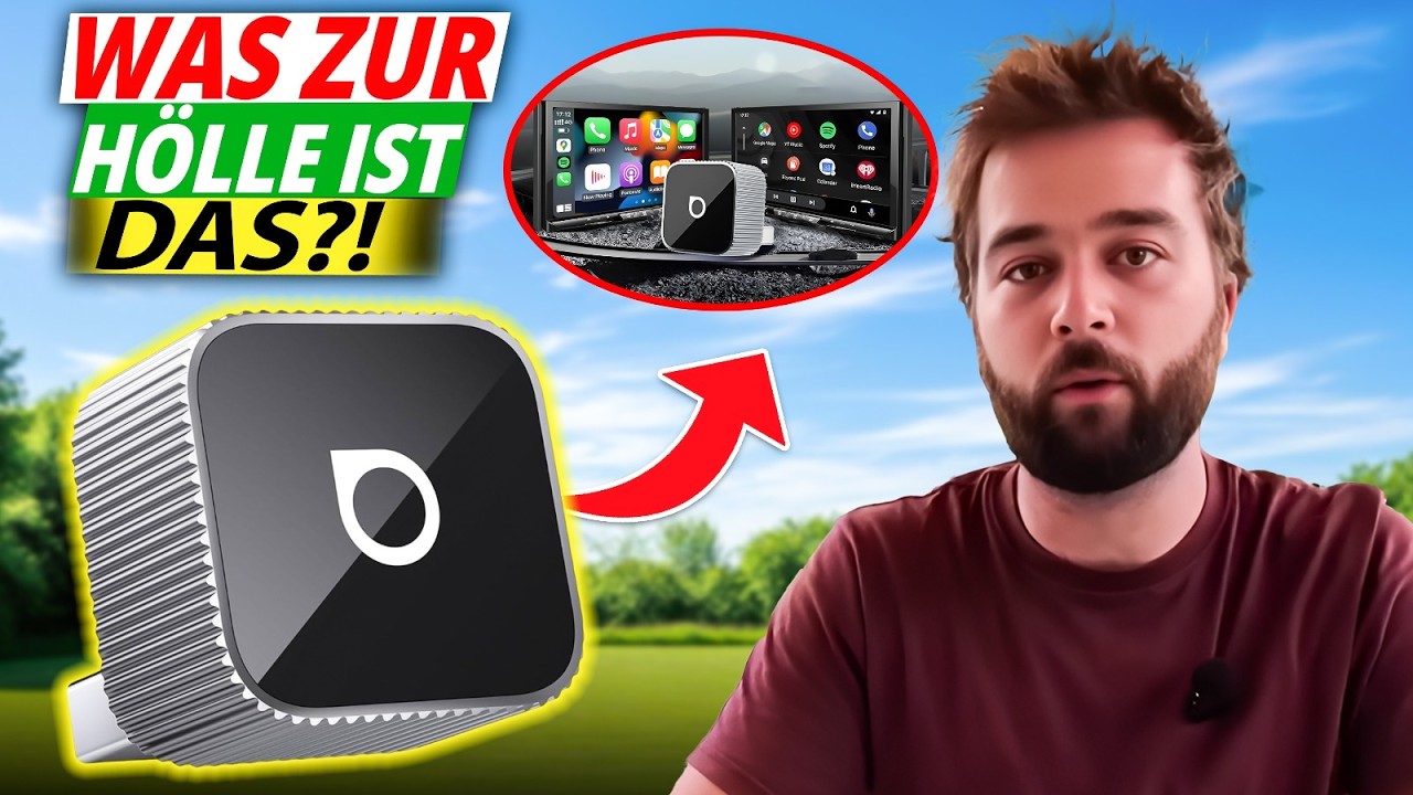 Ottocast&reg; Mini Cube 3.0 Wireless CarPlay: Auto &rarr; Smart in 10 Sekunden
