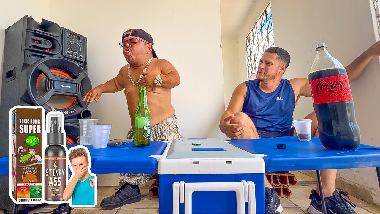LEÔNCIO ATRAPALHA BEBEDEIRA DE PILILIU COM FEDOR DE BOSTA | PILILIU DA RESENHA