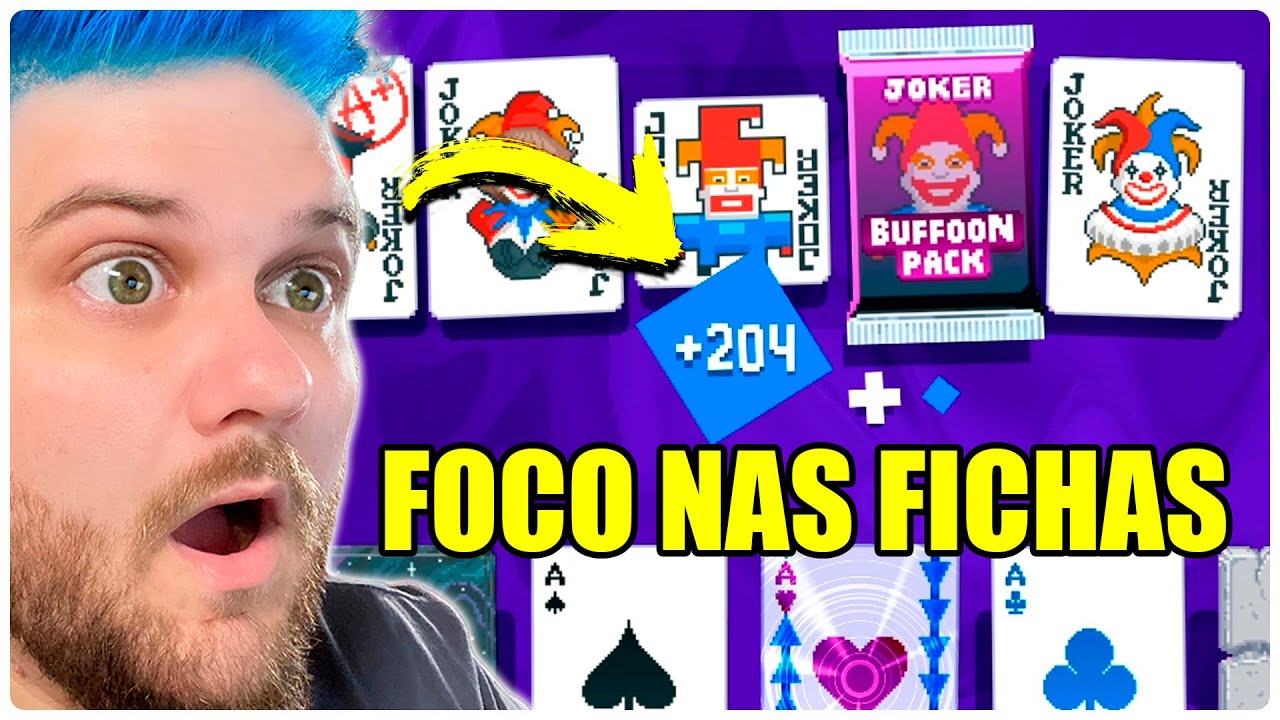 FOQUEI TUDO EM FICHA FOI FÁCIL ATÉ QUE... | Balatro Lost Edition