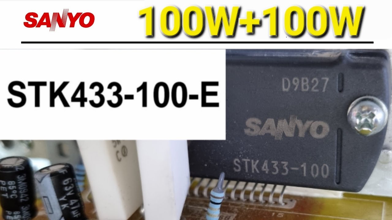Como activar STK433-100 de subwoofer sony modo bridge a 200W y STK433-030 al STK433-130.
