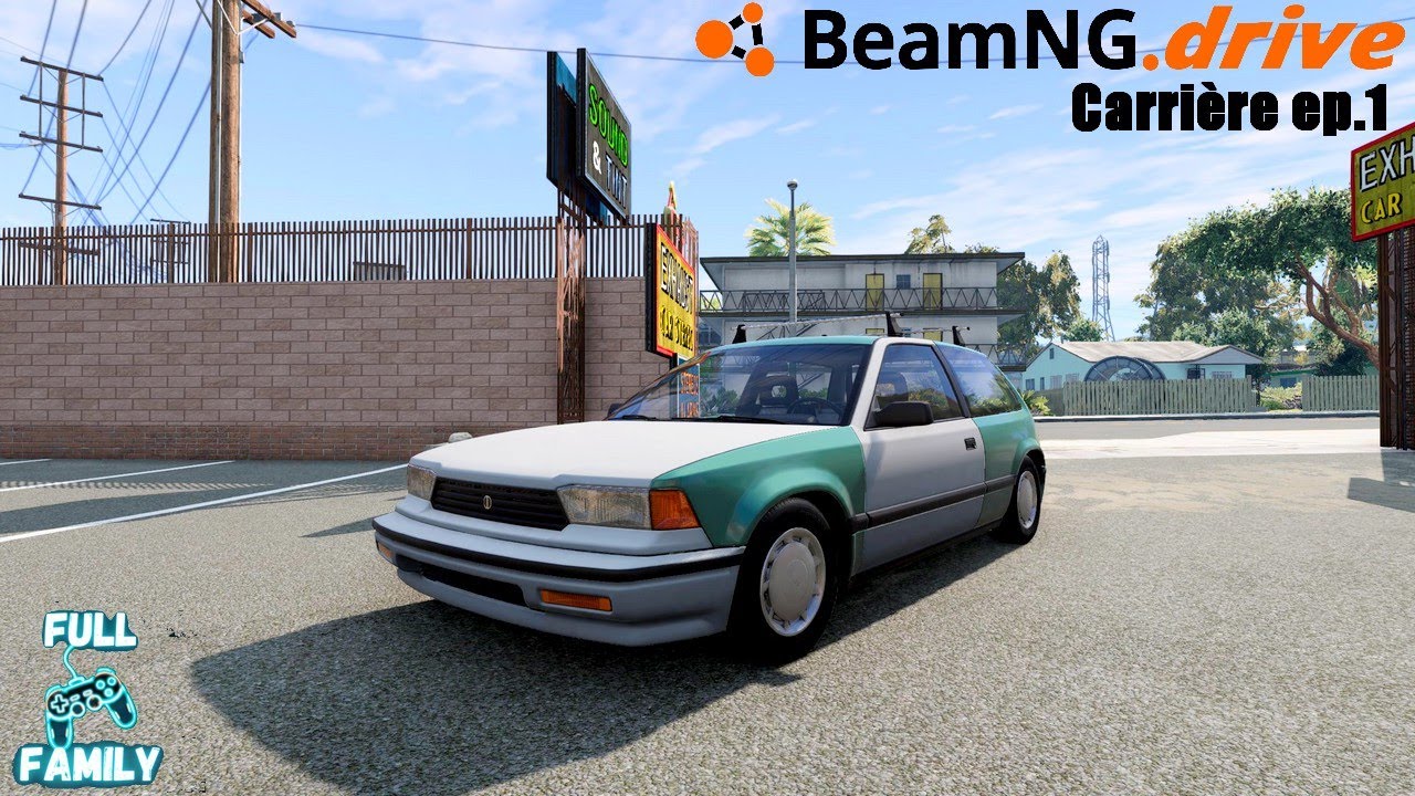 JE M'ACHÈTE MA PREMIÈRE VOITURE / MODE CARRIÈRE BEAMNG DRIVE 0.32