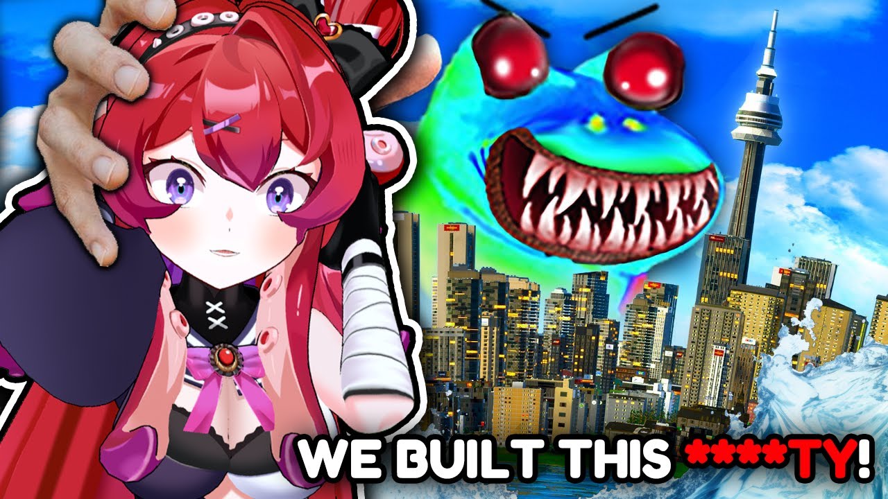Он построил город... а потом наступило ТУАЛЕТНОЕ ЦУНАМИ! | Martincitopants City Skylines 2 React