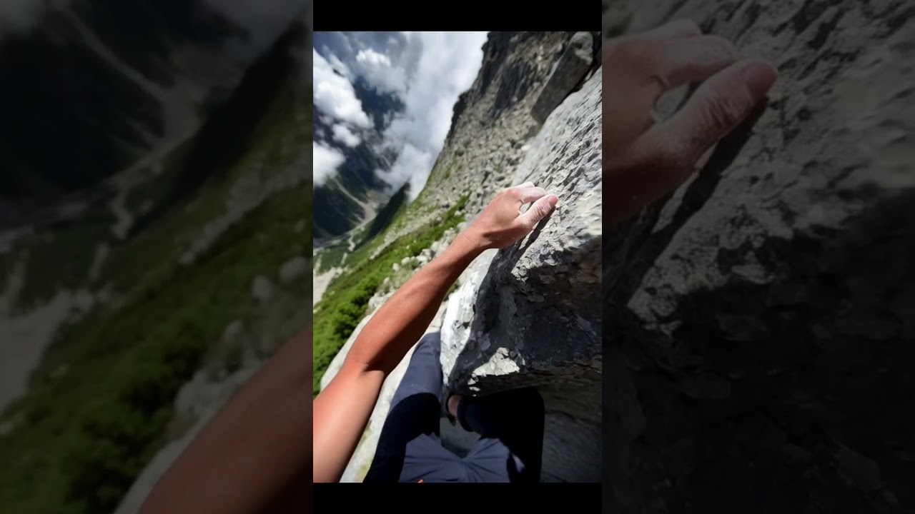 I almost slipped here... 😱🏔️ 