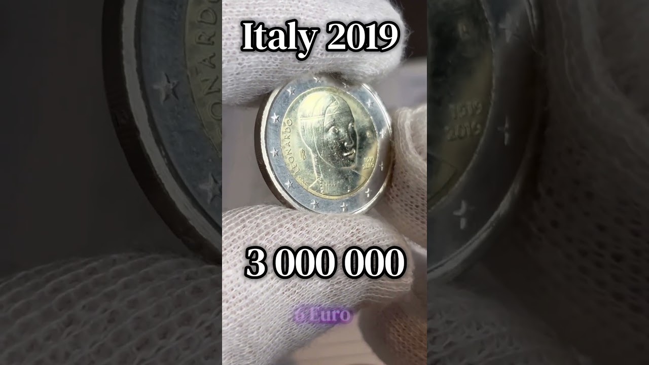 Italy 🇮🇹, 2 Euro Münze „500. Todestag Leonardo da Vinci“ 2019. 