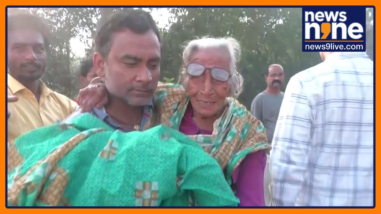Bihar Election 2025: Son Carries Elderly Mother to Polling Station to Cast Her Vote | News9