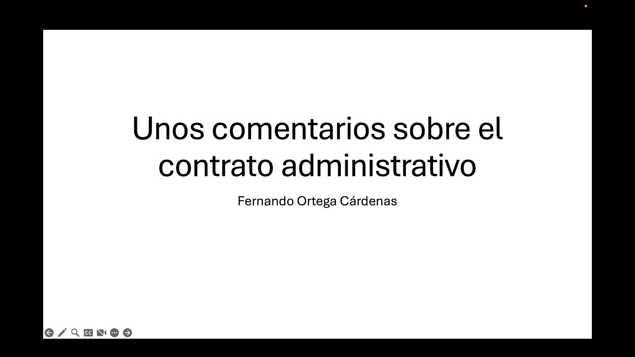 El contrato administrativo