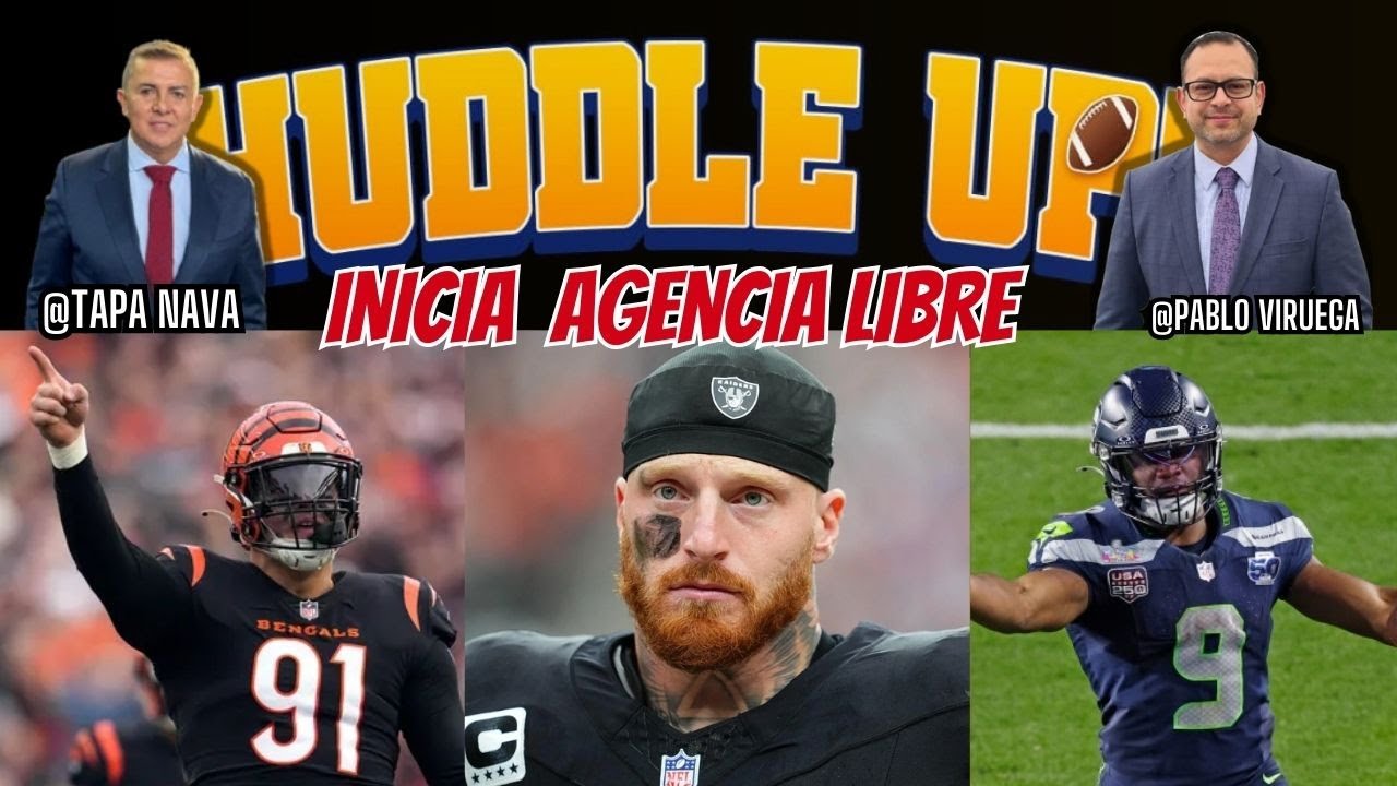 #HuddleUP Inició Agencia Libre #NFL @TapaNava & @PabloViruega
