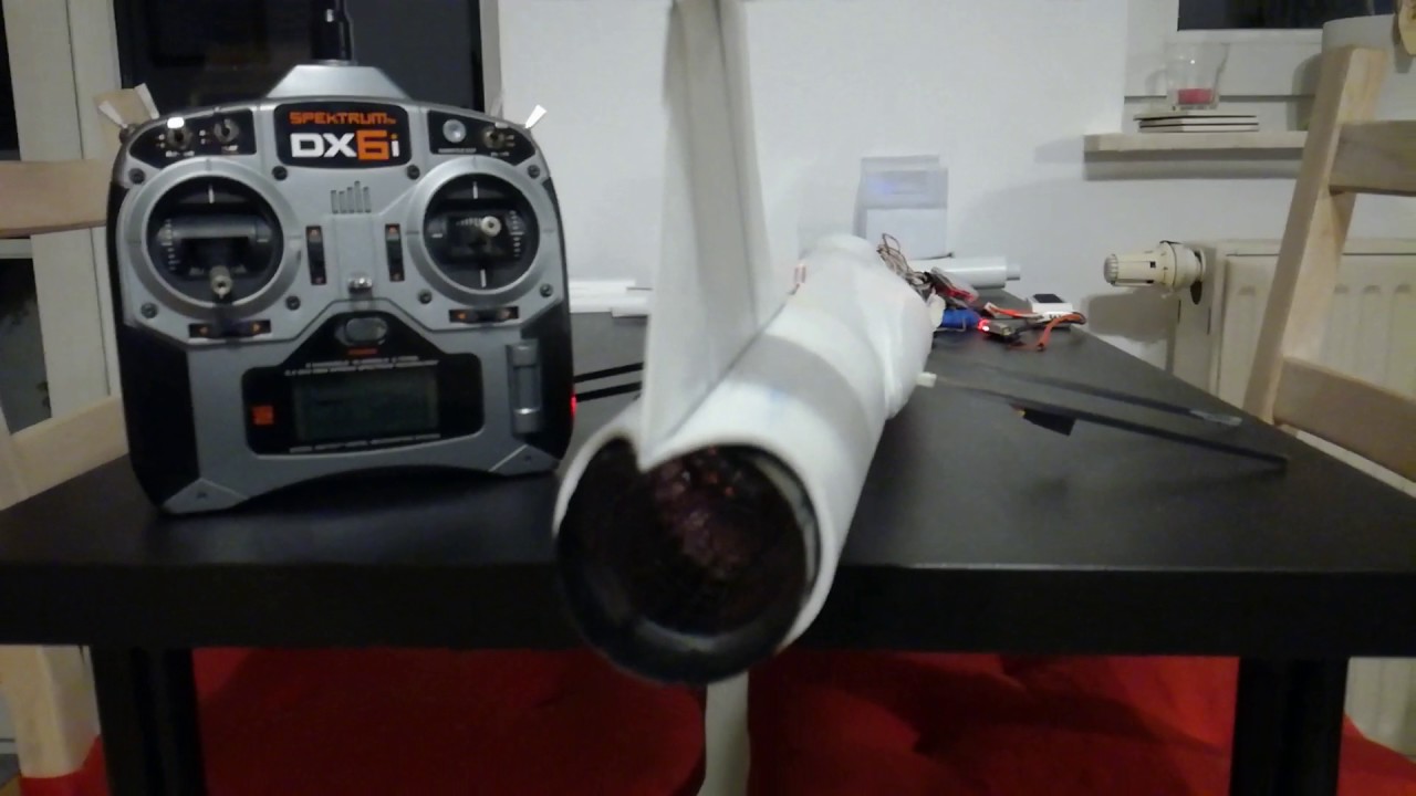 LED-Nachbrennertest in meinem Causemann Starfighter