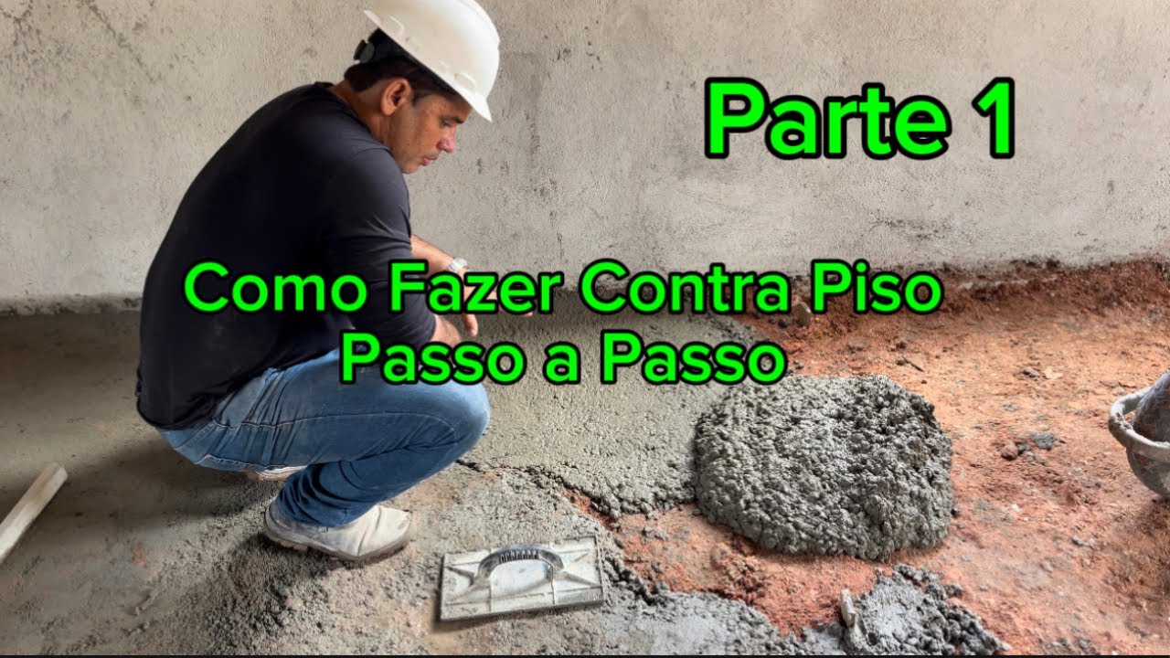 Como Fazer um Contrapiso Passo a Passo – Parte 1