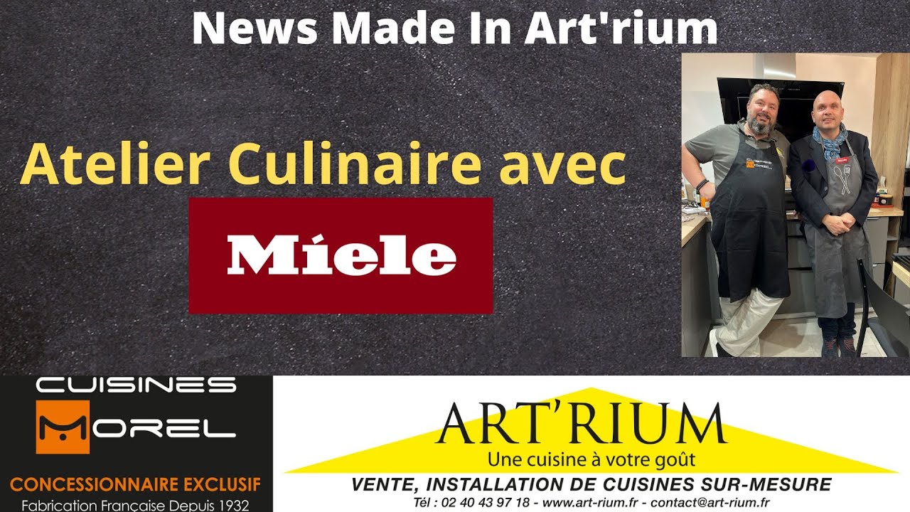 Atelier culinaire four Vapeur avec Miele