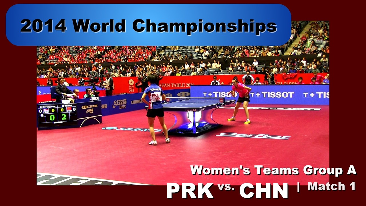 2014 WTTC Women's Team - Group A: PRK - CHN Match 1: Ri Myong Sun v Li Xiaoxia