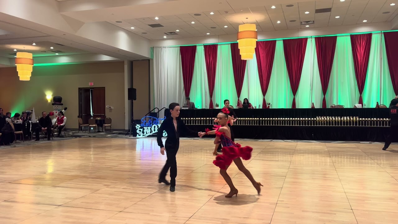 Anna-Mariia Golovashchenko and Cedric Gray Cha-cha Holiday Ball 2025