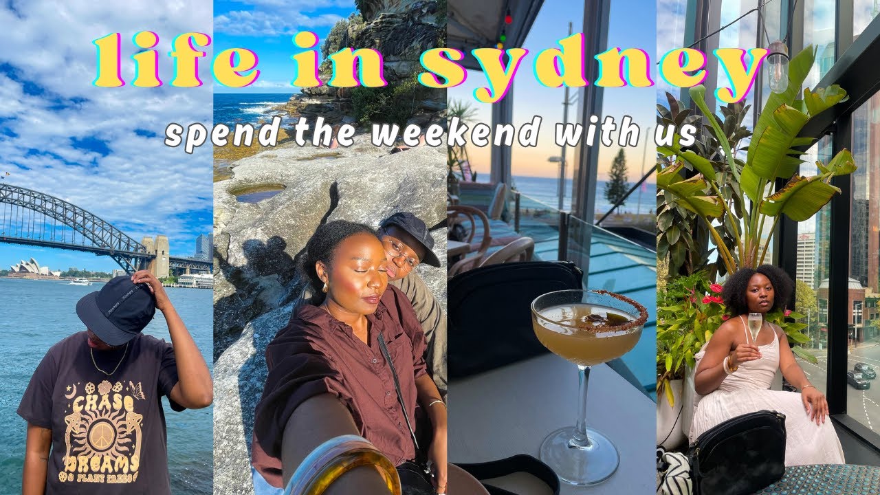 VLOG: bondi beach | fish market | rooftop restaurants | sydney weekend | Gugu & Kearabilwe