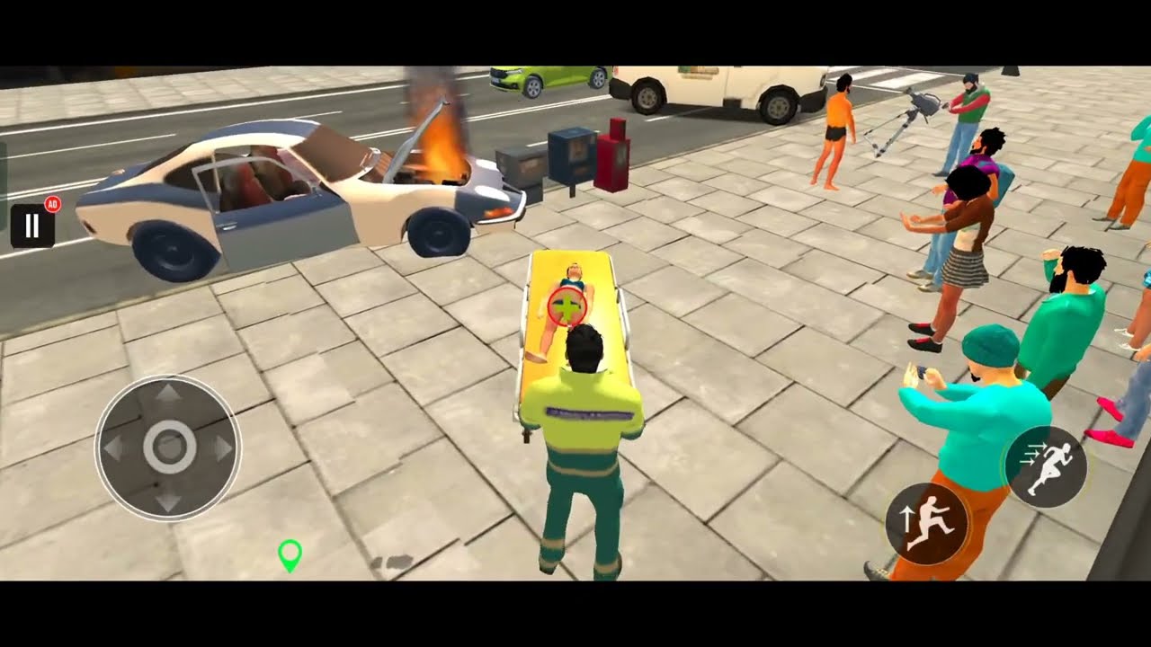 Ambulance City Rescue Simulator - 911 US Emergency Ambulance Driving 3D - Android Gameplay