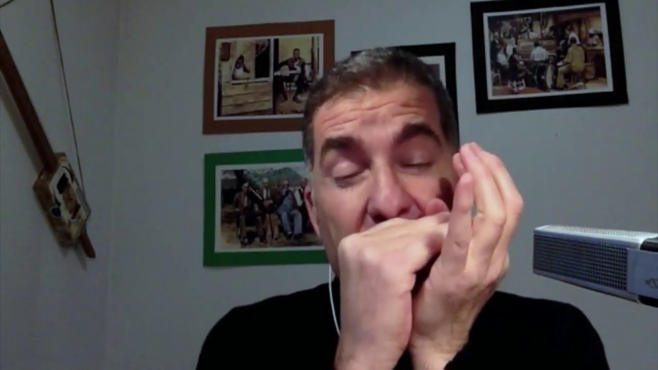 Summertime improvisation,  Dm - C harmonica.