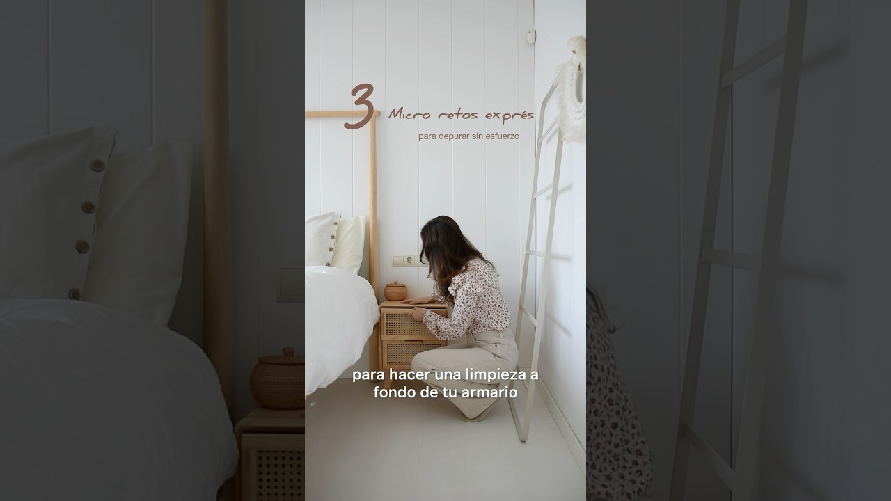 3 MICRO RETOS DE DEPURACI&Oacute;N ARMARIO  #depurar #armario #orden #homedecor #homeorganization