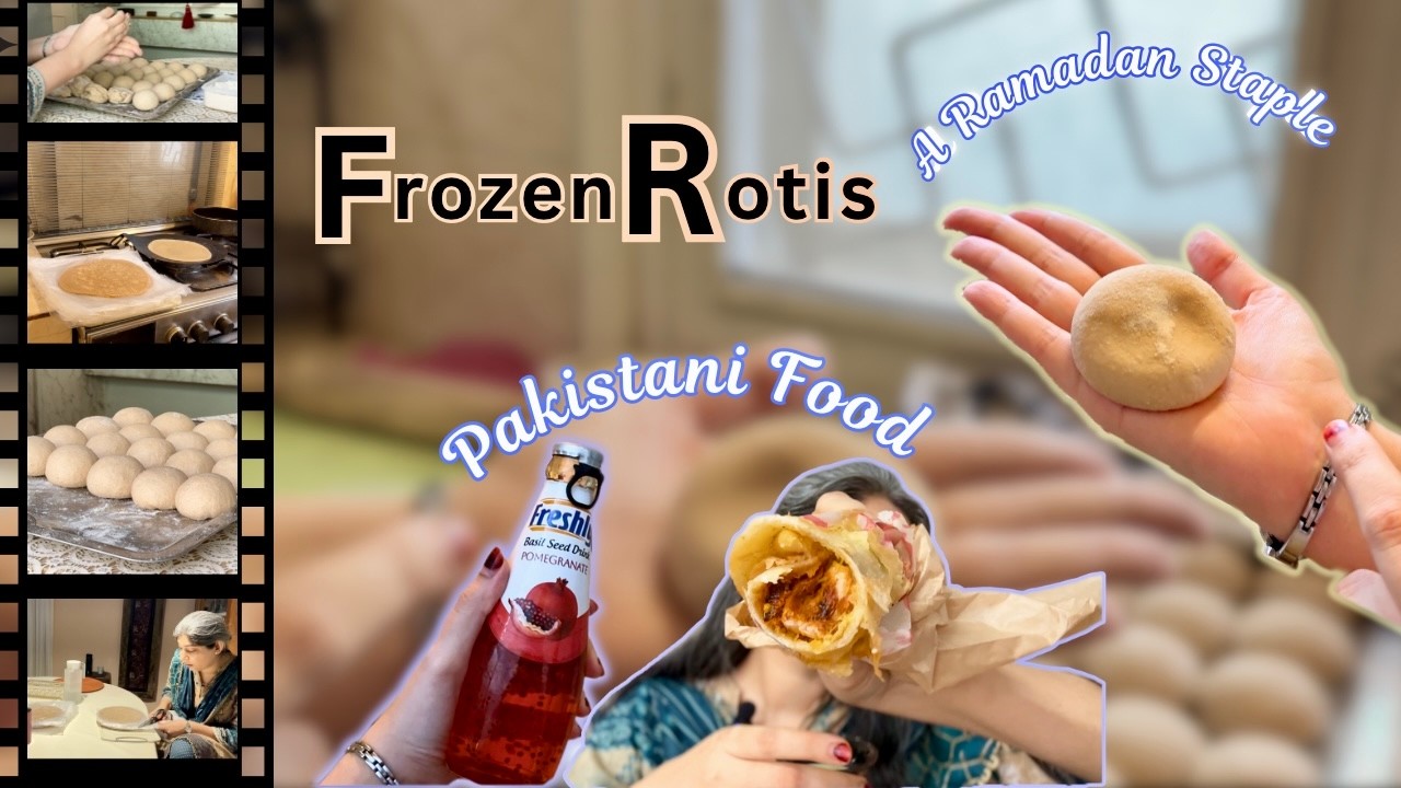 How I Freeze Rotis For One Month - Ramadan Vlog @Noorellejs