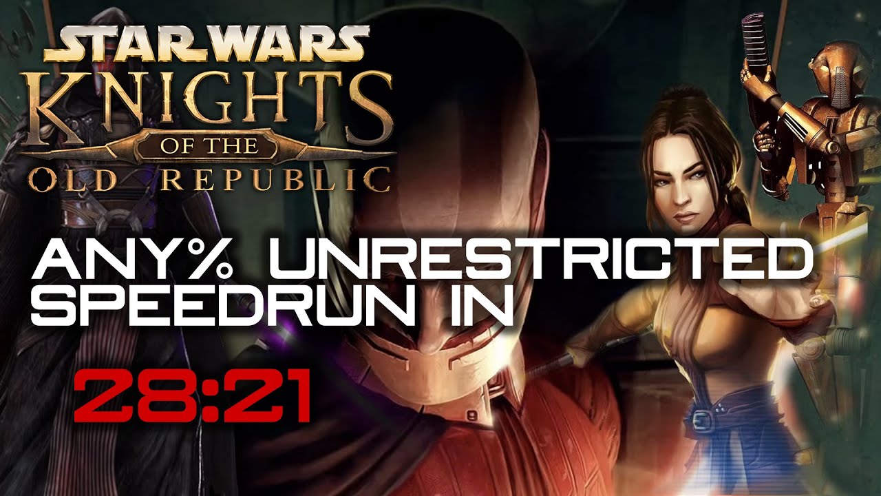 KotOR Any% Unrestricted Speedrun in 28:21 (Obsoleted)