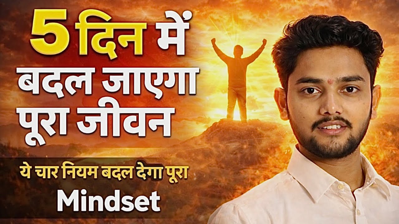 सिर्फ 5 दिन… और आपकी किस्मत बदल जाएगी! (4 Mindset Rules)