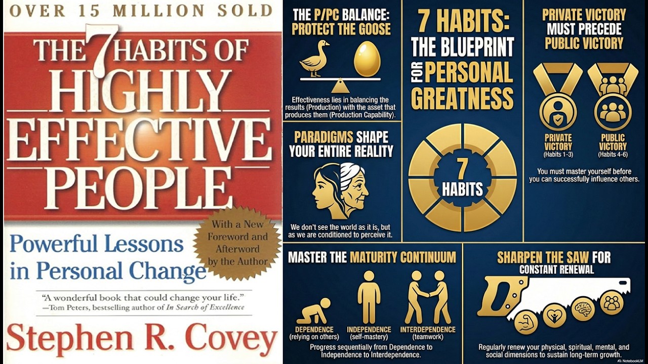 The 7 Habits of Highly Effective People in Hindi | Stephen Covey Summary