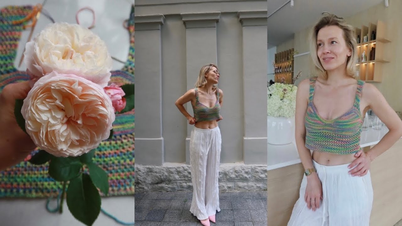 Итоги Июня, Вязаный Топ, Летний Гардероб, Примерки