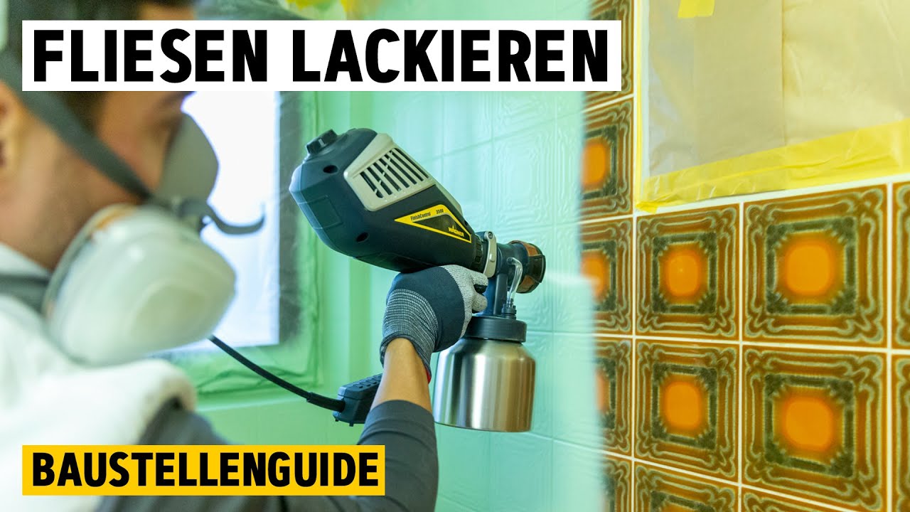 Fliesen neu lackieren: Schritt-für-Schritt mit einem Farbsprühsystem | WAGNER