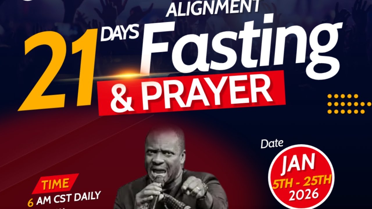 DAY 3 - 21 Days Prayers and Fasting for 2026 1 - 7- 2026- with Apostle Basil Erebholo