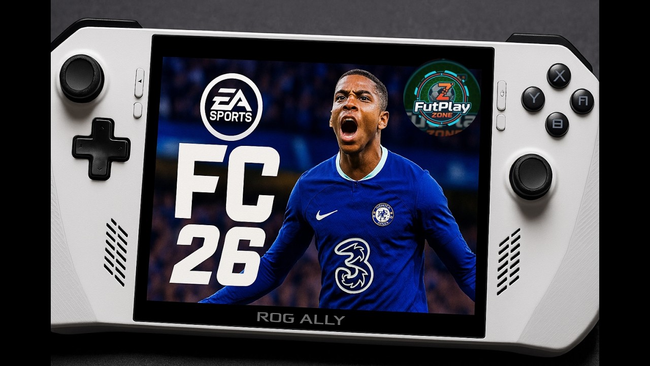 Jugando EA FC en ASUS ROG ALLY #fifa #eafc26 #asusrogally