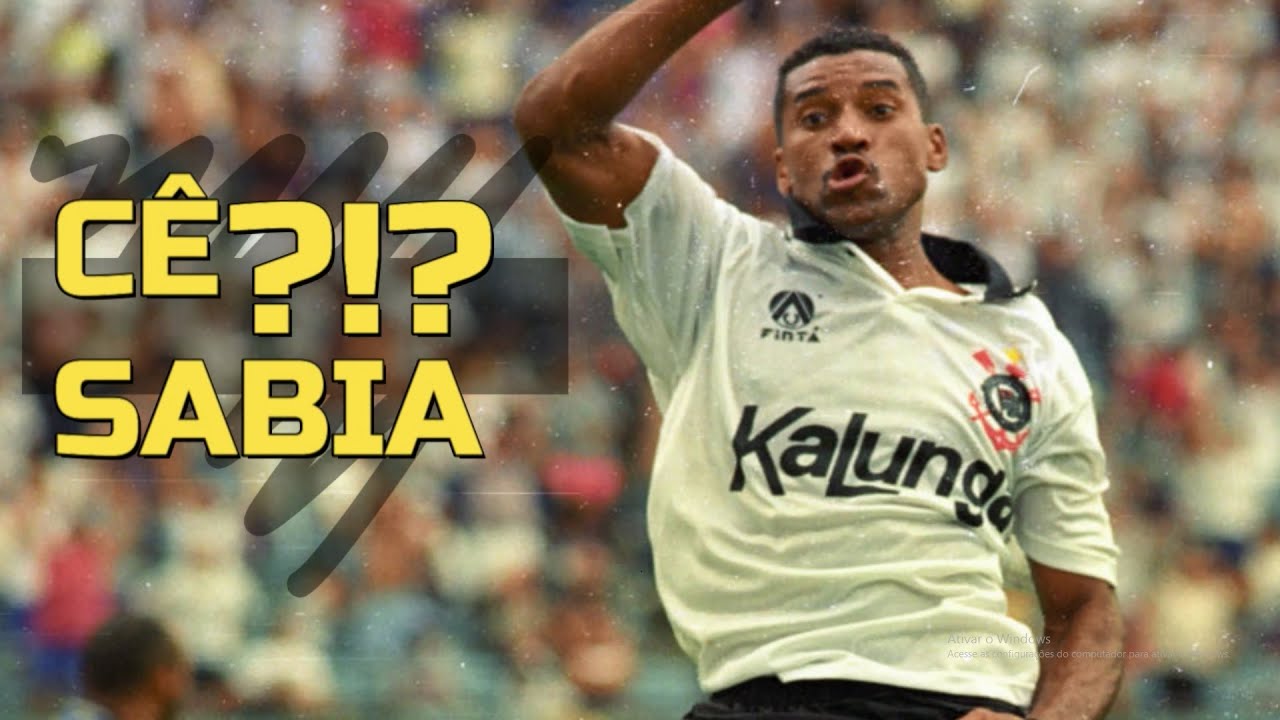 Era assim que ele comemorava gol