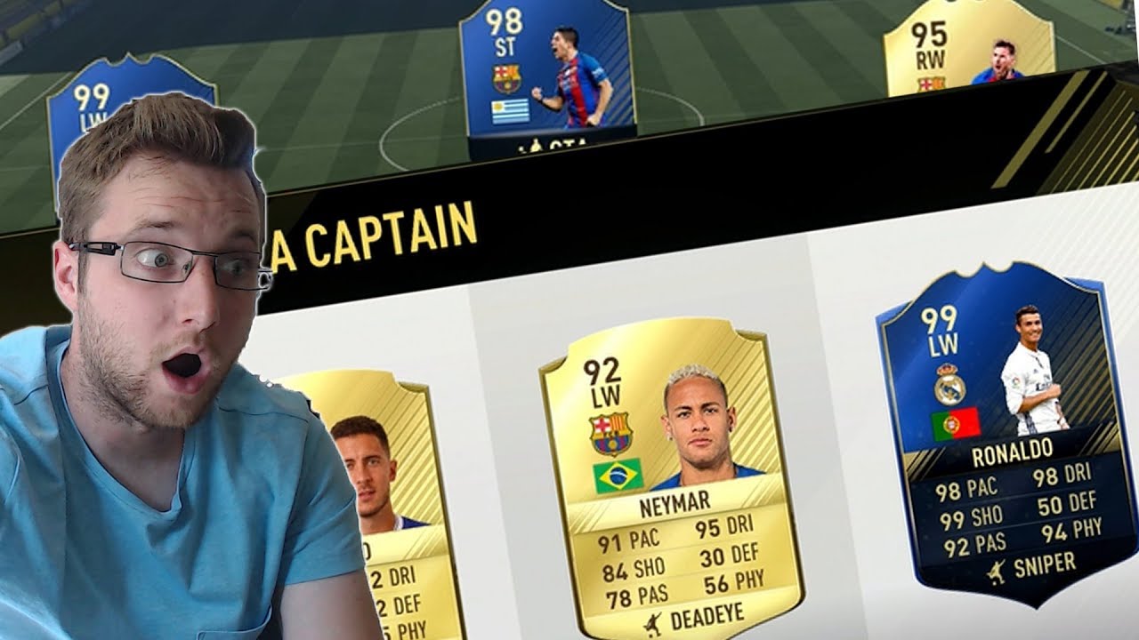 FIFA 17 FUT Draft! We Finally Won a Match! 99 Ronaldo, 98 Su&aacute;rez, 95 Messi!