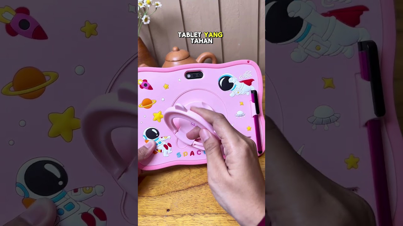 Tablet untuk edukasi anak, WIFI/HOTSPOT ONLY. Layar 8inch dan anti radiasi 