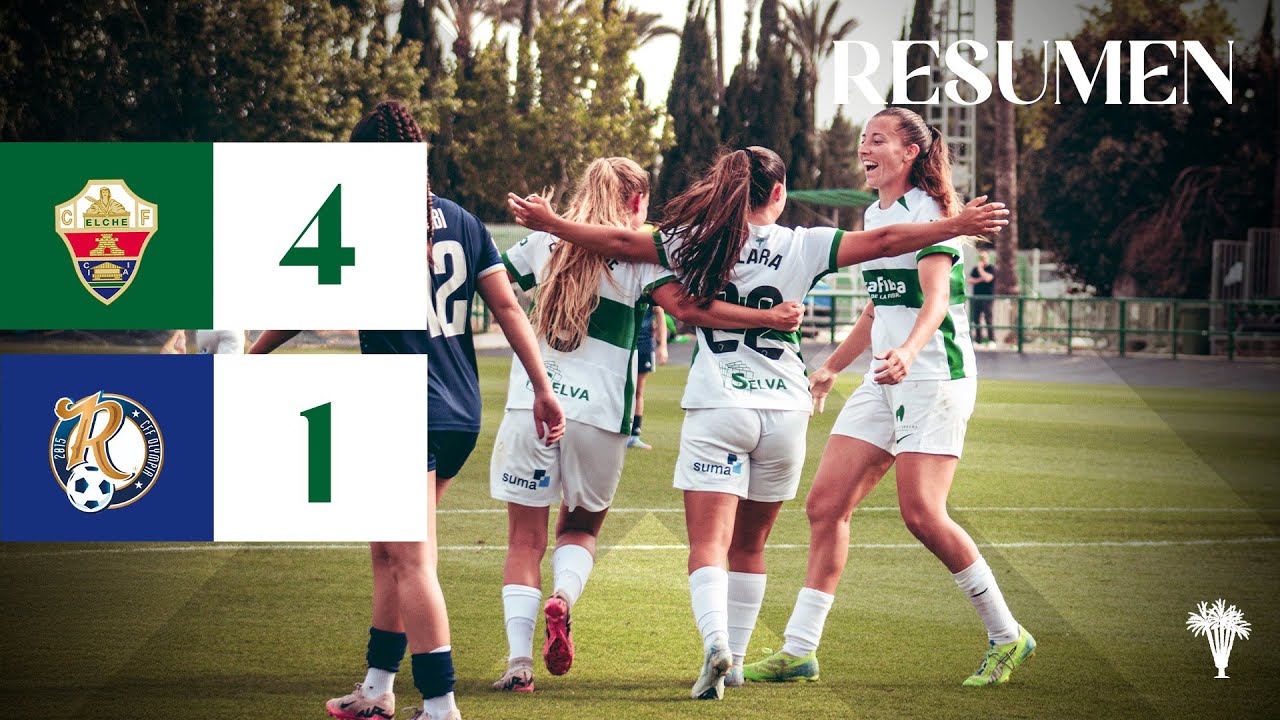 El resumen del Elche CF Femenino 4-1 Olympia Las Rozas | Segunda Federación