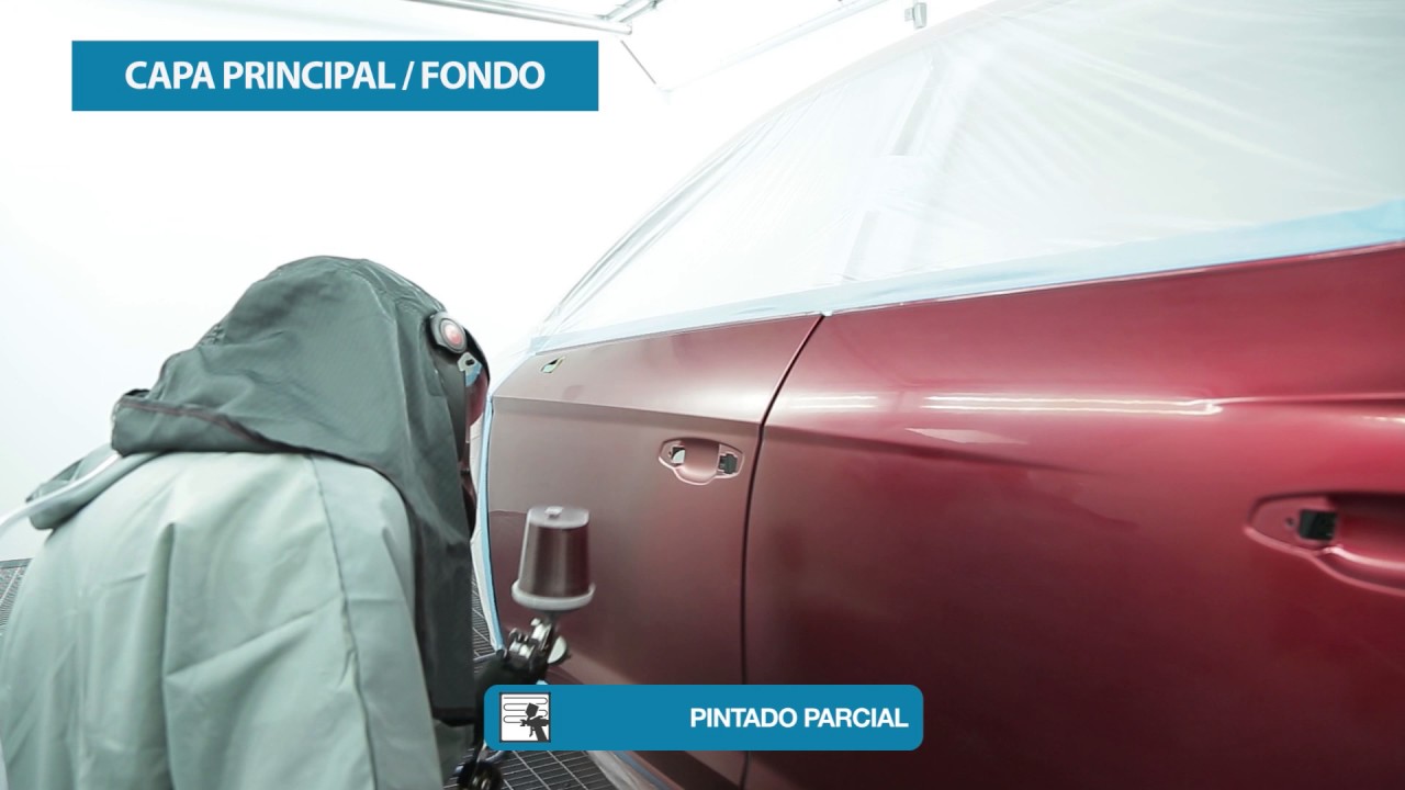 Proceso de aplicación: Mazda 46V Soul Red Crystal con PPG Refinish Iberia