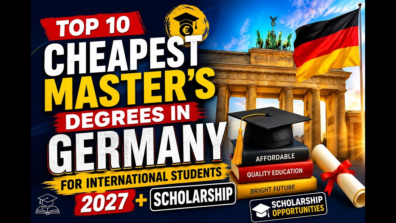 Top 10 Cheapest Master's Degrees in the Germany For International Students 2027 + Scholarship