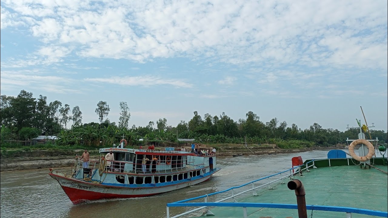 বালাসী ঘাট টু বাহাদুরাবাদ ঘাট লঞ্চ জার্নি।