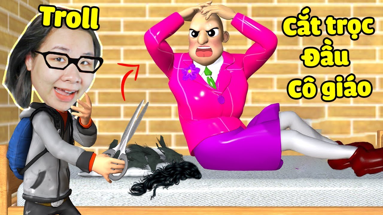 Ốc TV troll cắt trọc đầu cô giáo ...