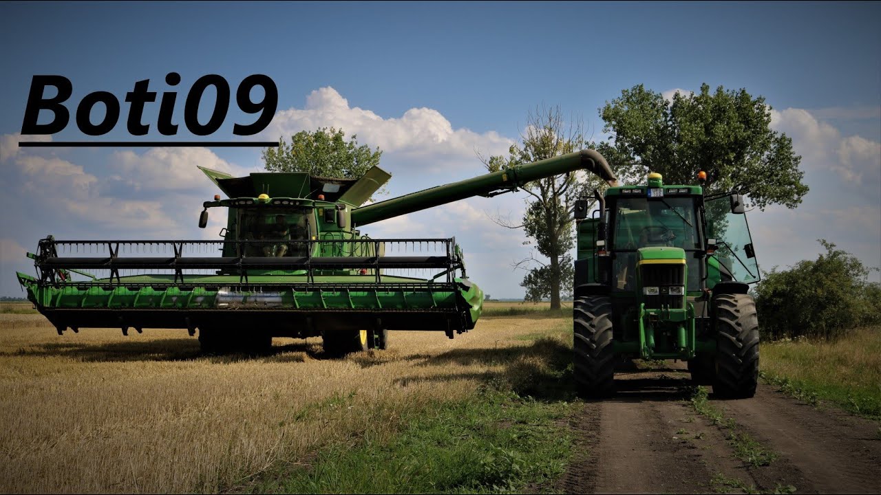 Jonh Deere S780i+9 méteres vágóasztal +2 John Deere 7810+6830+ Krone +Zorzi+Kögel pótkocsi